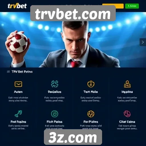 Análise das funcionalidades do site trvbet.com